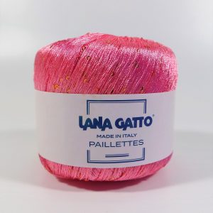 Lana Gatto Paillettes – Farbe: 8934 pink